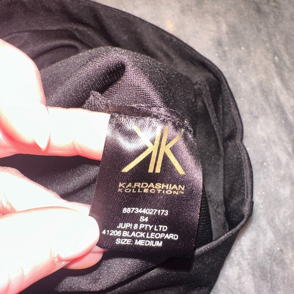 EUC Kardashian‎ Collection Size Medium Elegant Black Sleeveless Mini Dress - Picture 10 of 11